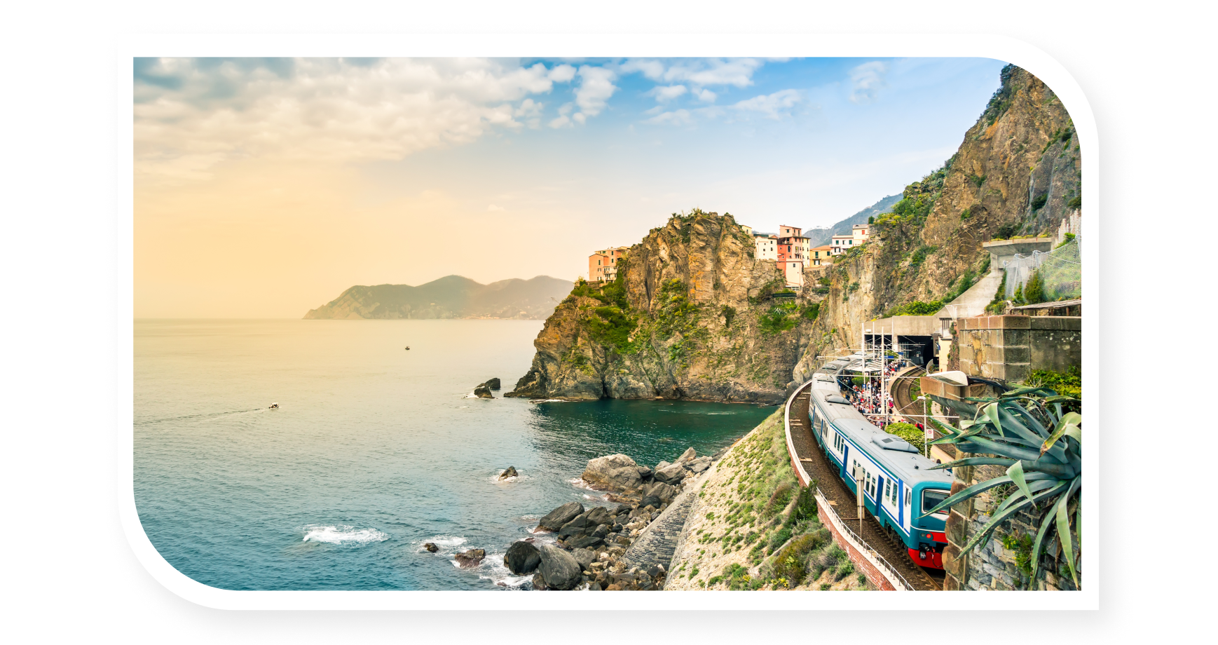 Train ride exploring Cinque Terre