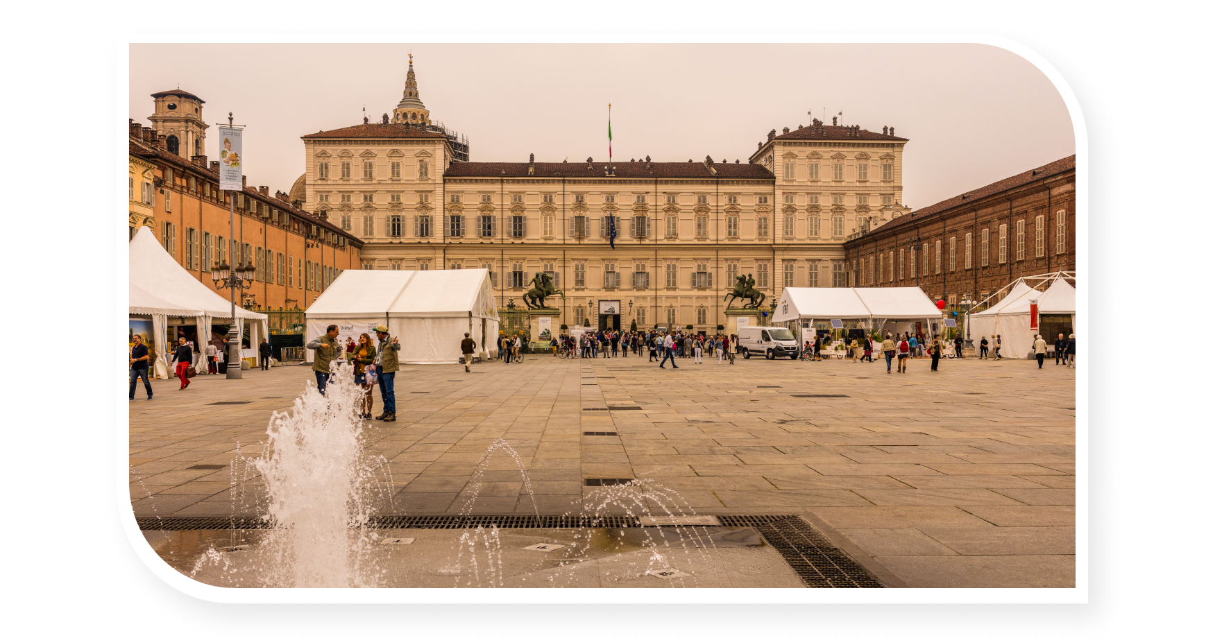 Piazza del Castello, Turin, Italy