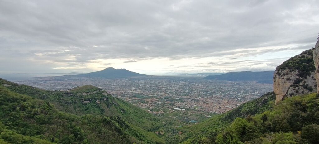 Mt. Vesuvius from Amalfi Coast